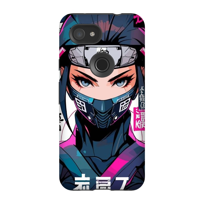 Pixel 3A StrongFit Shinobi Ninja Girl by LM2Kone