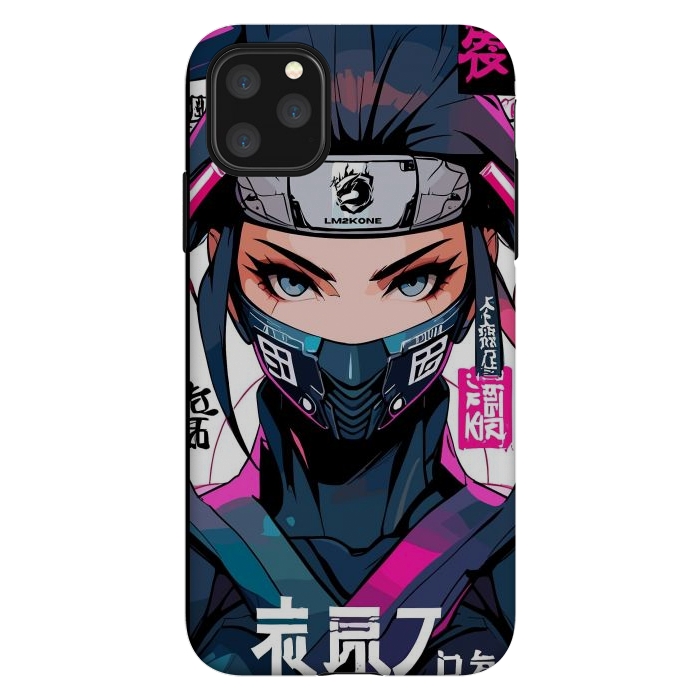 iPhone 11 Pro Max StrongFit Shinobi Ninja Girl by LM2Kone