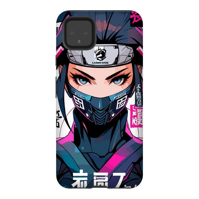 Pixel 4XL StrongFit Shinobi Ninja Girl by LM2Kone