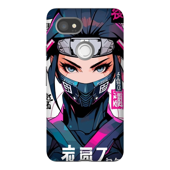 Pixel 2XL StrongFit Shinobi Ninja Girl by LM2Kone