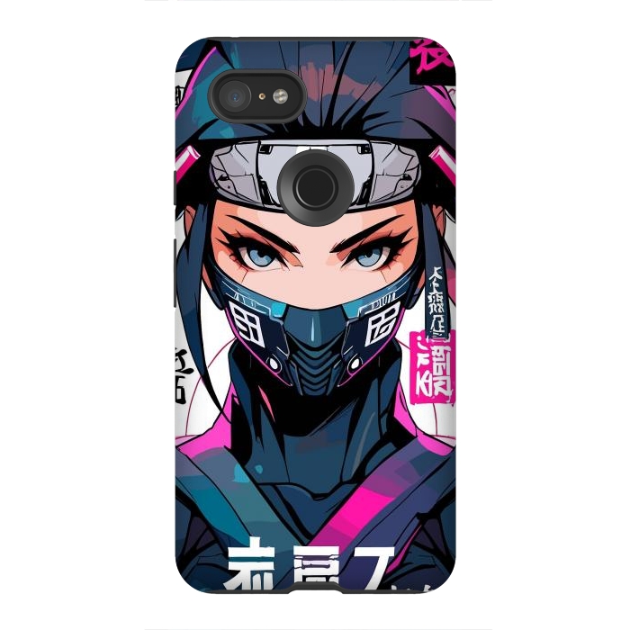 Pixel 3XL StrongFit Shinobi Ninja Girl by LM2Kone