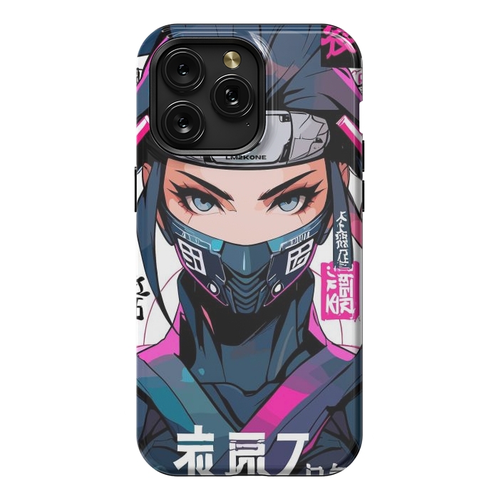 iPhone 15 Pro Max StrongFit Shinobi Ninja Girl by LM2Kone