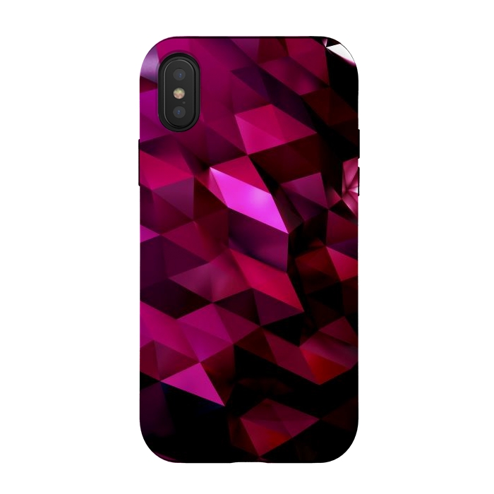 iPhone Xs / X StrongFit Red Diamond by JohnnyVillas