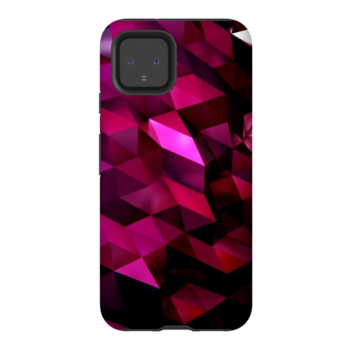 Pixel 4 StrongFit Red Diamond by JohnnyVillas