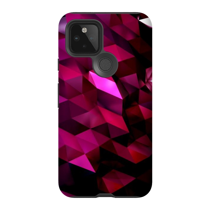 Pixel 5 StrongFit Red Diamond by JohnnyVillas