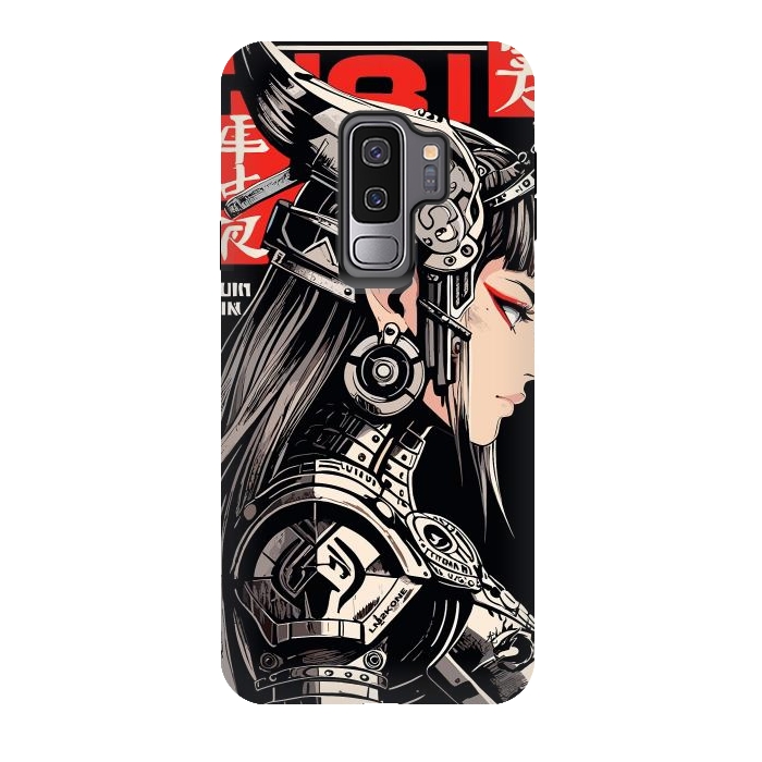 Galaxy S9 plus StrongFit Warrior Red Valkyrie by LM2Kone