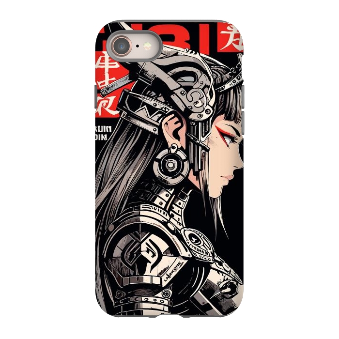 iPhone 8 StrongFit Warrior Red Valkyrie by LM2Kone