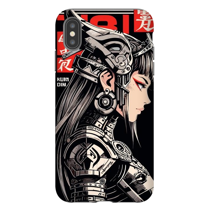 iPhone Xs Max StrongFit Warrior Red Valkyrie by LM2Kone