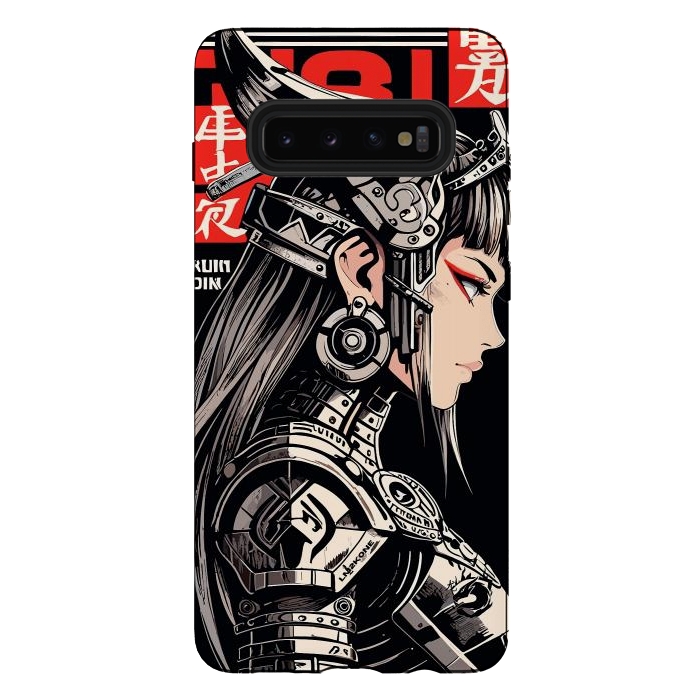 Galaxy S10 plus StrongFit Warrior Red Valkyrie by LM2Kone