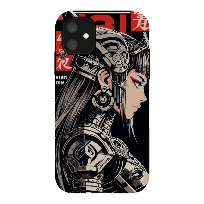 iPhone 11 StrongFit Warrior Red Valkyrie by LM2Kone