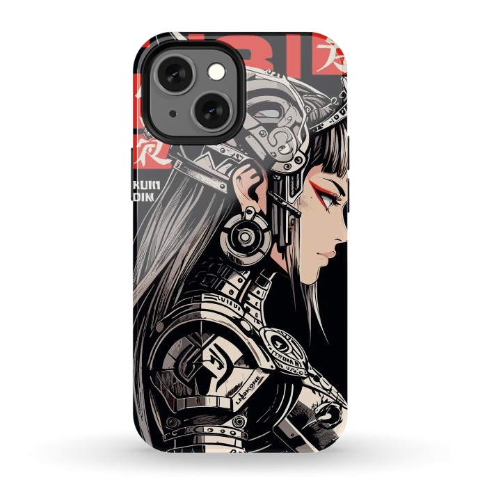 iPhone 12 mini StrongFit Warrior Red Valkyrie by LM2Kone