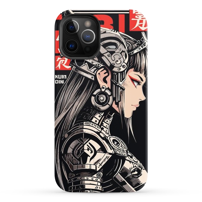 iPhone 12 Pro StrongFit Warrior Red Valkyrie by LM2Kone