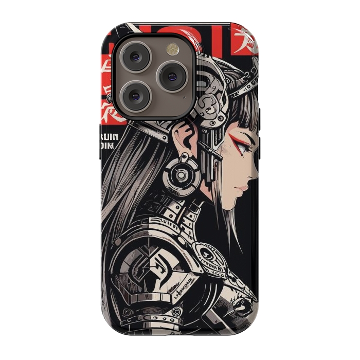 iPhone 14 Pro StrongFit Warrior Red Valkyrie by LM2Kone