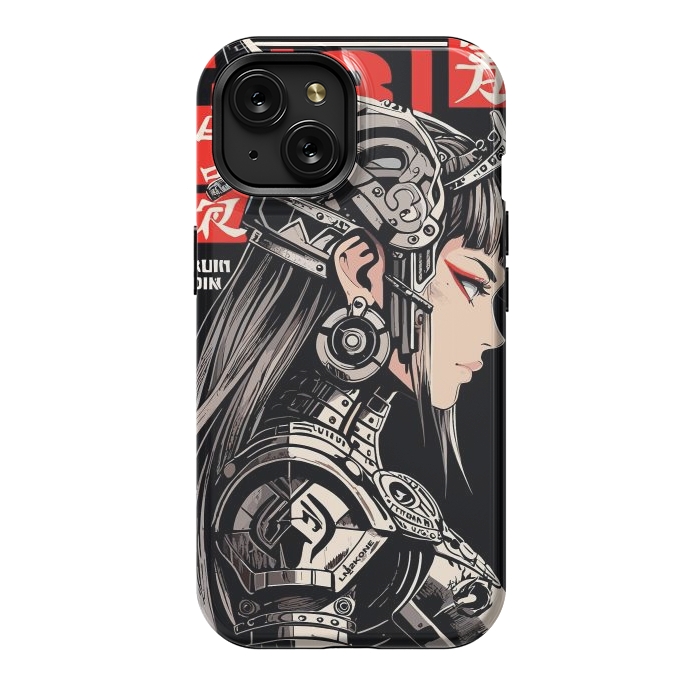 iPhone 15 StrongFit Warrior Red Valkyrie by LM2Kone