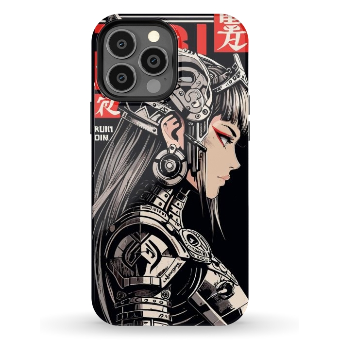 iPhone 13 Pro Max StrongFit Warrior Red Valkyrie by LM2Kone