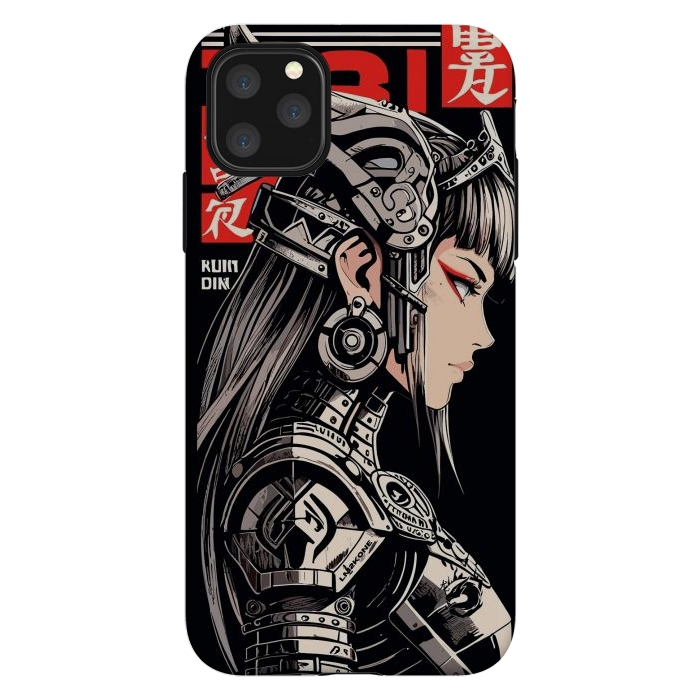 iPhone 11 Pro Max StrongFit Warrior Red Valkyrie by LM2Kone