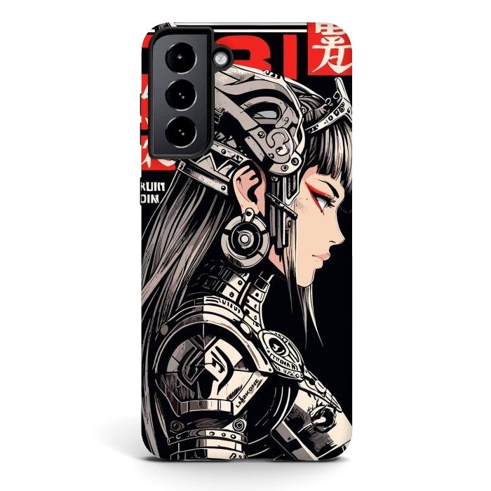 Galaxy S21 StrongFit Warrior Red Valkyrie by LM2Kone