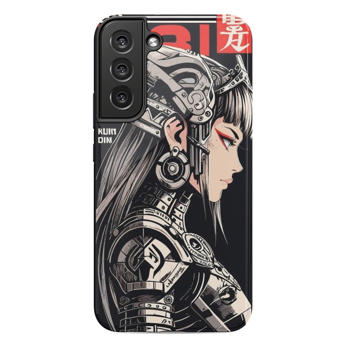 Galaxy S22 plus StrongFit Warrior Red Valkyrie by LM2Kone