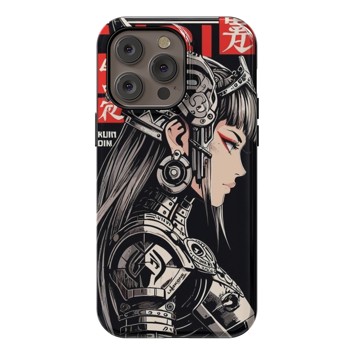 iPhone 14 Pro max StrongFit Warrior Red Valkyrie by LM2Kone