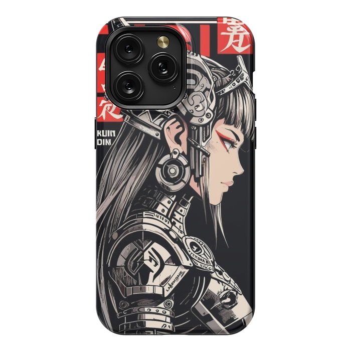 iPhone 15 Pro Max StrongFit Warrior Red Valkyrie by LM2Kone