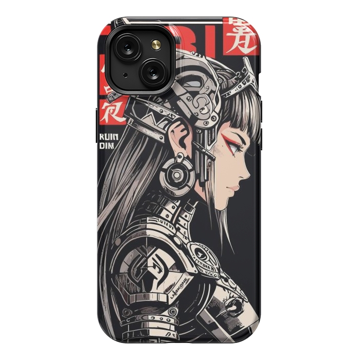 iPhone 15 Plus StrongFit Warrior Red Valkyrie by LM2Kone