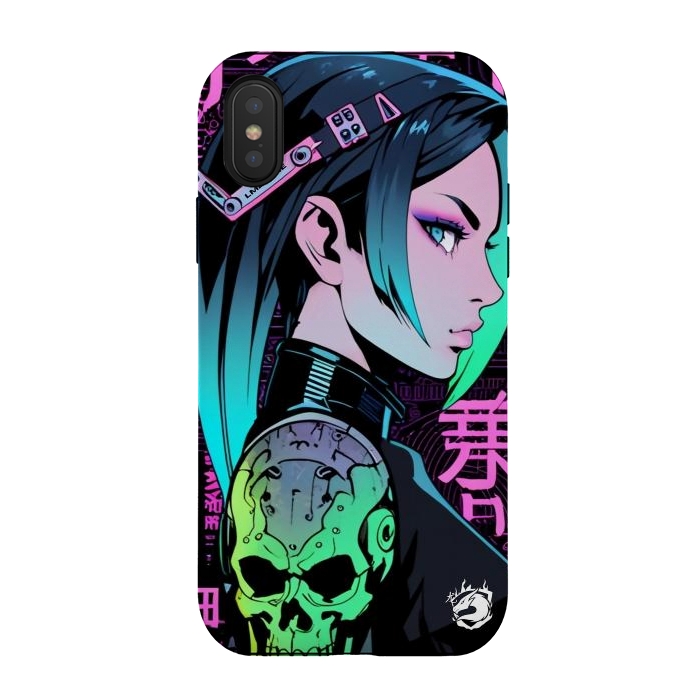 iPhone Xs / X StrongFit Japan Venomous Girl by LM2Kone