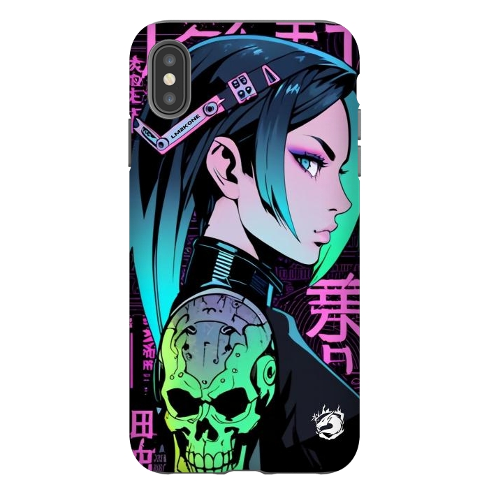 iPhone Xs Max StrongFit Japan Venomous Girl by LM2Kone