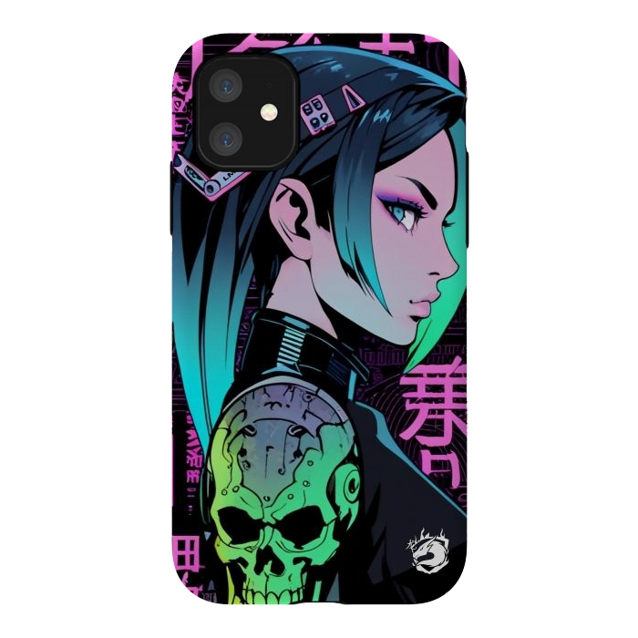 iPhone 11 StrongFit Japan Venomous Girl by LM2Kone