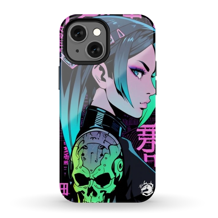 iPhone 12 mini StrongFit Japan Venomous Girl by LM2Kone