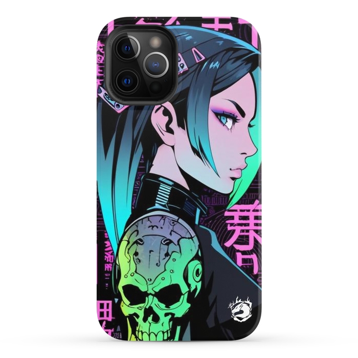 iPhone 12 Pro StrongFit Japan Venomous Girl by LM2Kone