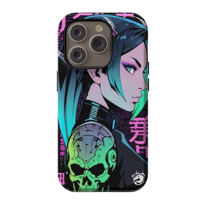 iPhone 14 Pro StrongFit Japan Venomous Girl by LM2Kone