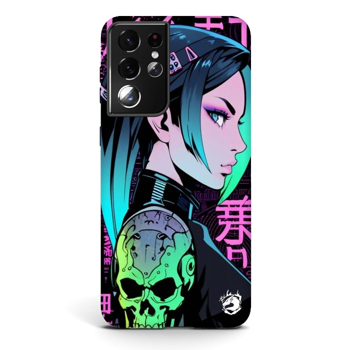 Galaxy S21 ultra StrongFit Japan Venomous Girl by LM2Kone