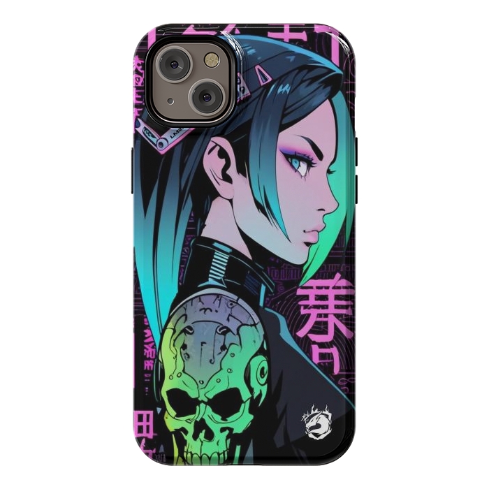 iPhone 14 Plus StrongFit Japan Venomous Girl by LM2Kone