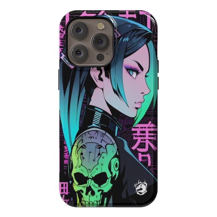 iPhone 14 Pro max StrongFit Japan Venomous Girl by LM2Kone