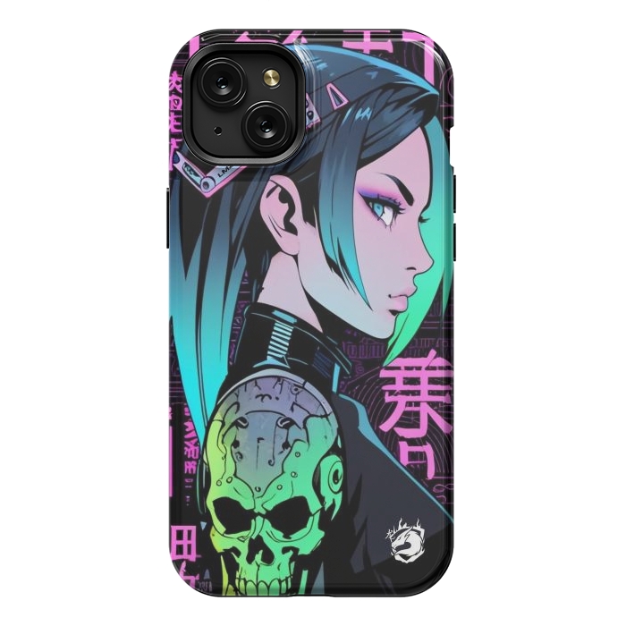 iPhone 15 Plus StrongFit Japan Venomous Girl by LM2Kone