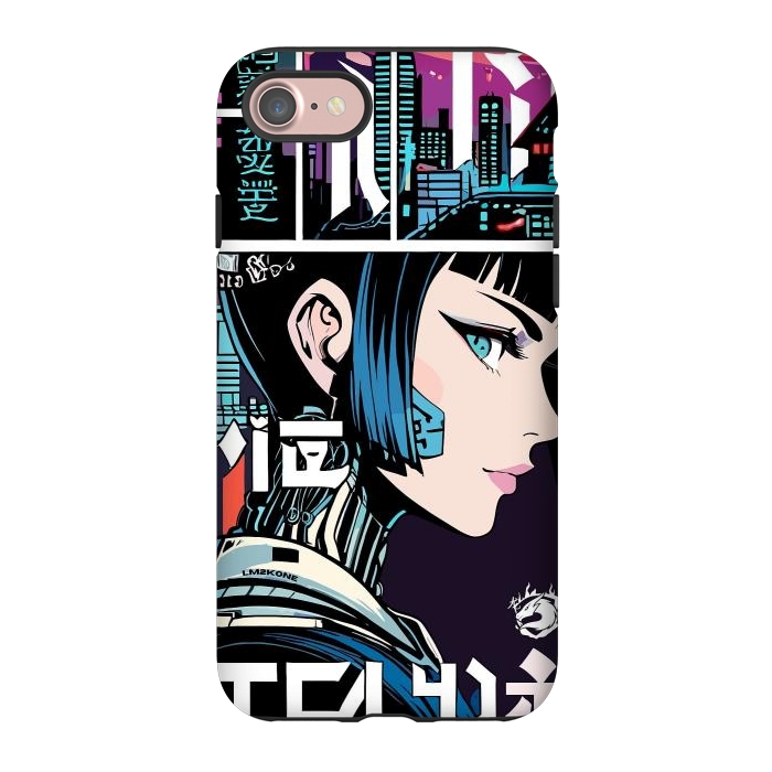 iPhone 7 StrongFit Manga Japan Girl by LM2Kone