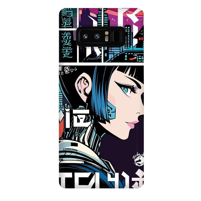 Galaxy Note 8 StrongFit Manga Japan Girl by LM2Kone