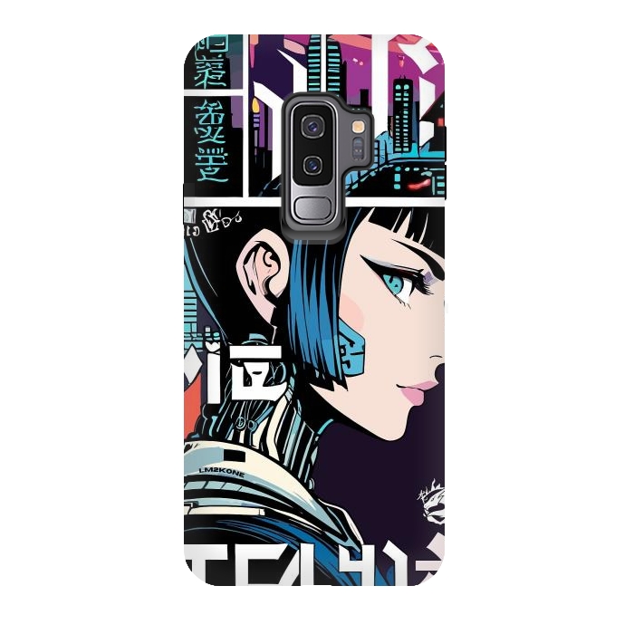 Galaxy S9 plus StrongFit Manga Japan Girl by LM2Kone