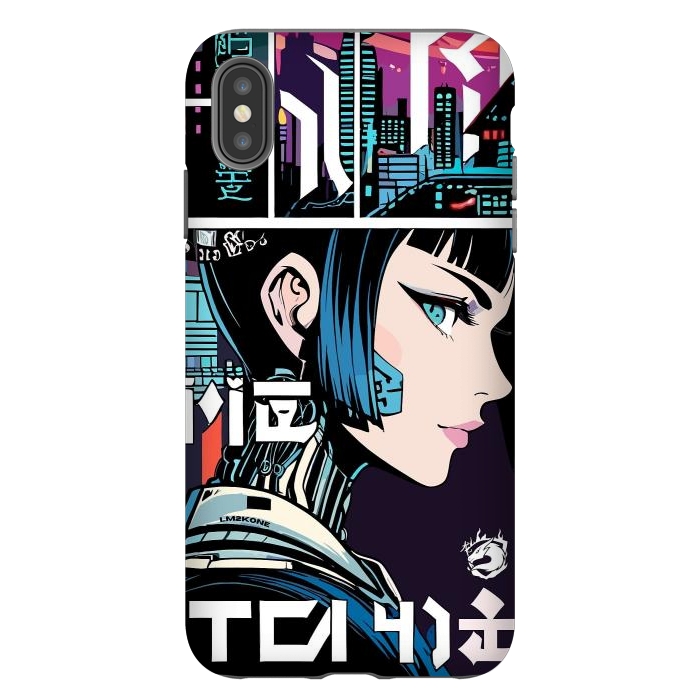 iPhone Xs Max StrongFit Manga Japan Girl by LM2Kone