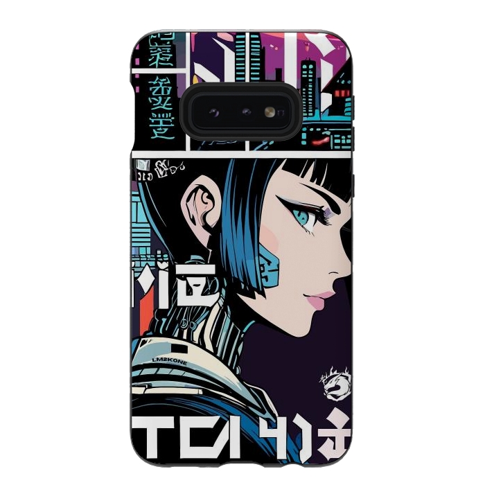 Galaxy S10e StrongFit Manga Japan Girl by LM2Kone