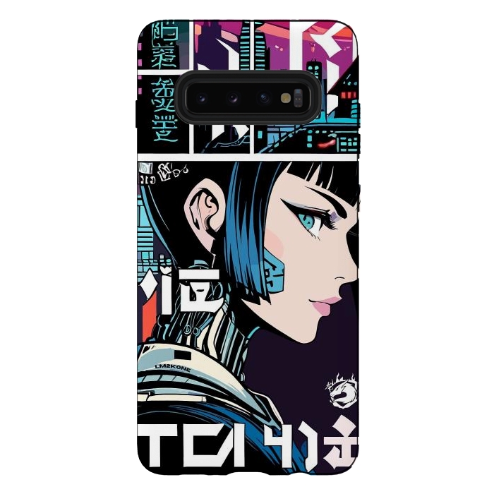 Galaxy S10 plus StrongFit Manga Japan Girl by LM2Kone