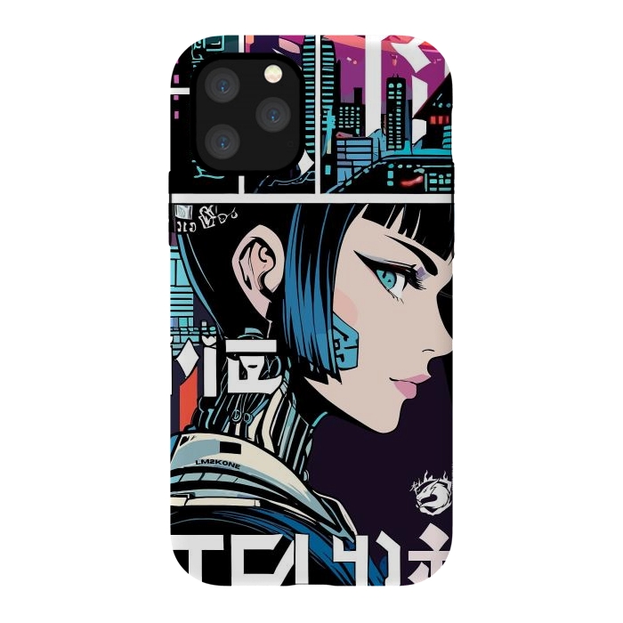 iPhone 11 Pro StrongFit Manga Japan Girl by LM2Kone