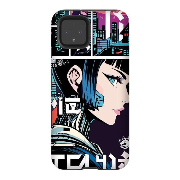 Pixel 4 StrongFit Manga Japan Girl by LM2Kone