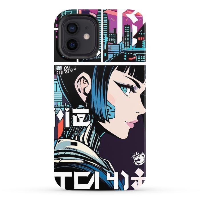 iPhone 12 StrongFit Manga Japan Girl by LM2Kone