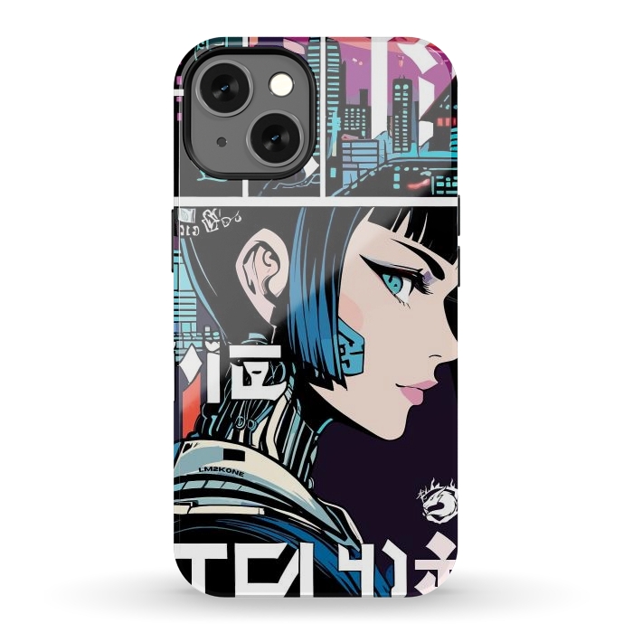 iPhone 13 StrongFit Manga Japan Girl by LM2Kone