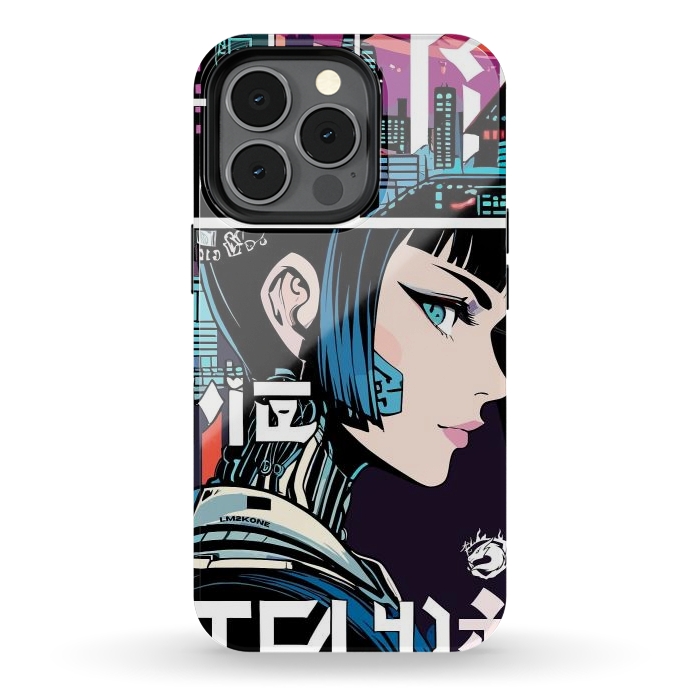 iPhone 13 pro StrongFit Manga Japan Girl by LM2Kone