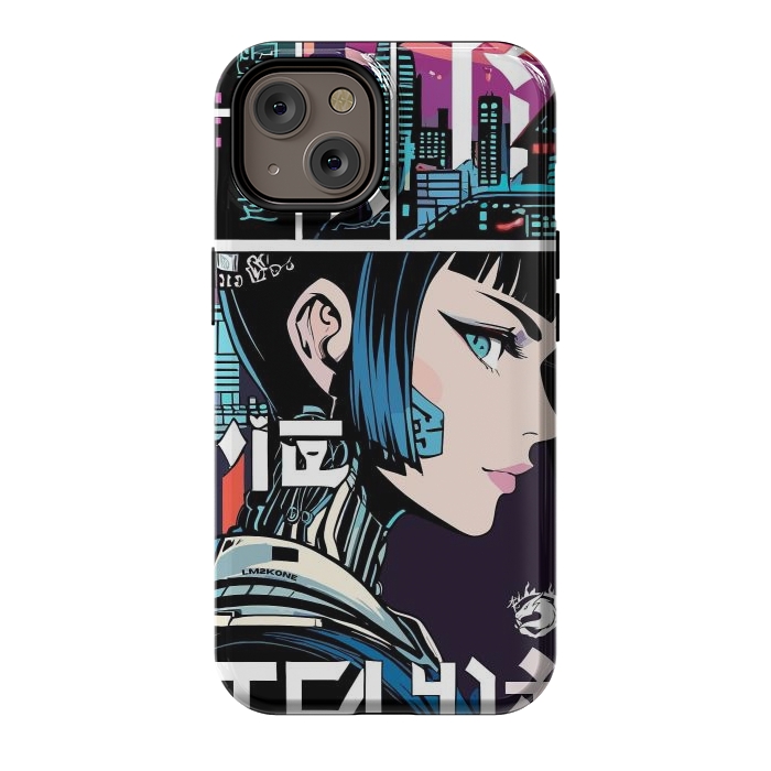 iPhone 14 StrongFit Manga Japan Girl by LM2Kone