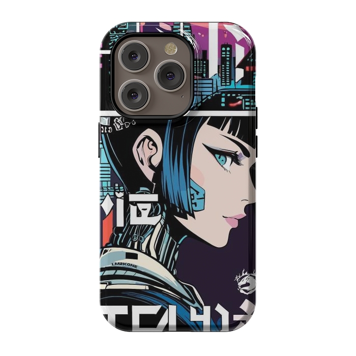 iPhone 14 Pro StrongFit Manga Japan Girl by LM2Kone