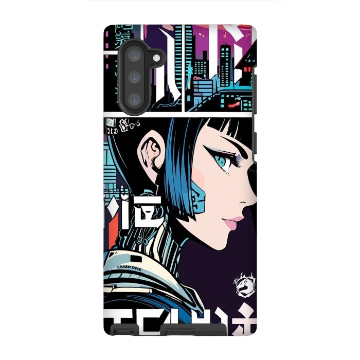 Galaxy Note 10 StrongFit Manga Japan Girl by LM2Kone