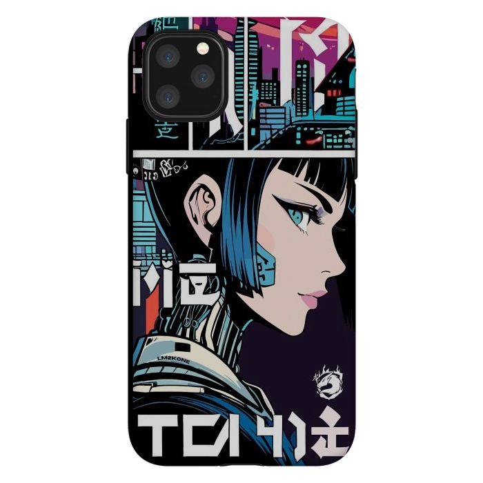 iPhone 11 Pro Max StrongFit Manga Japan Girl by LM2Kone